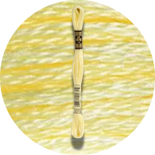 DMC Mouliné Spécial 25 Broderigarn, Ensfarvet, Røde/Gule/Orange nuancer